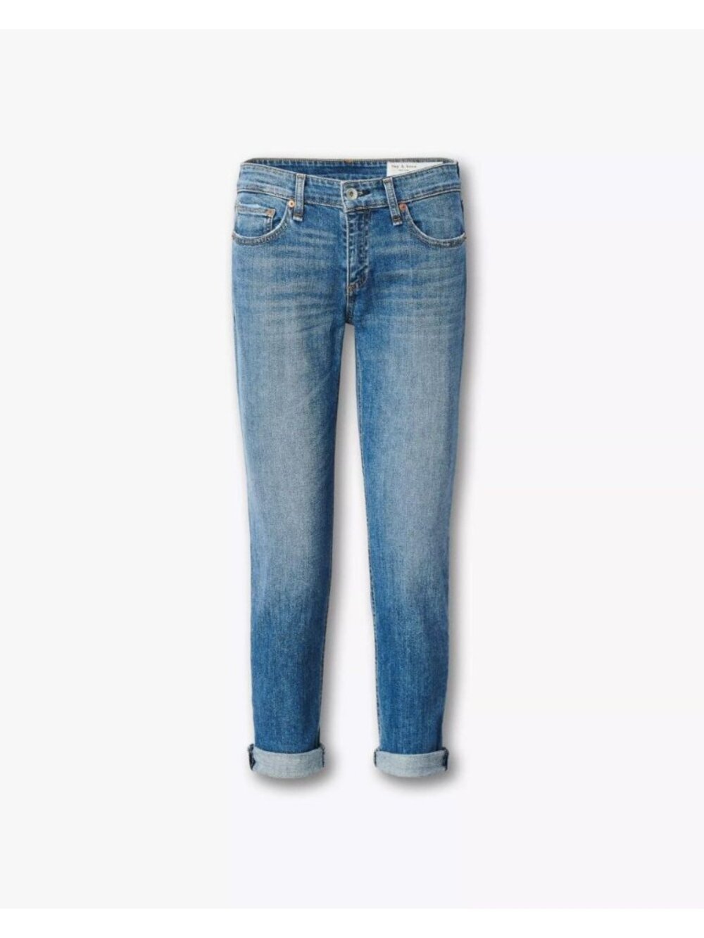 NEW Rag & Bone Women's 27 Julienne Dre Low-Rise Slim Boyfriend Jeans NWT $225 - Picture 2 of 6